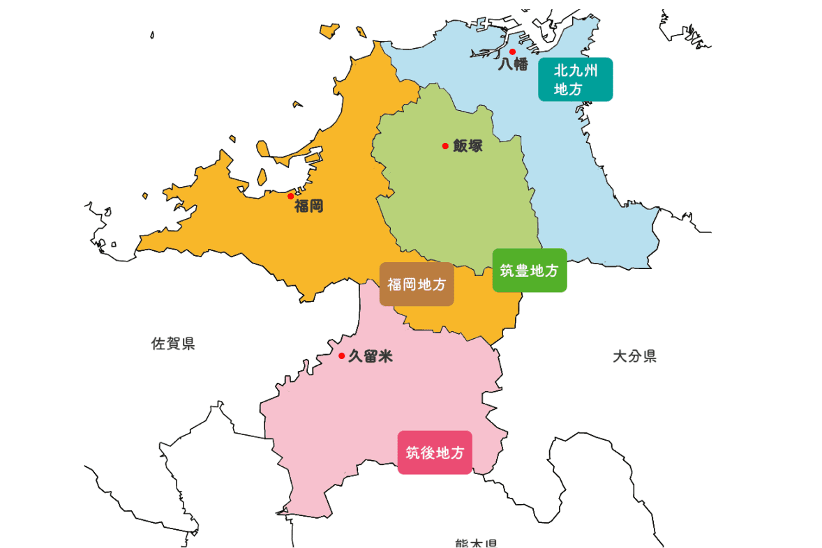 4つのエリアのイメージ図